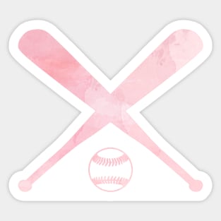 Softball Pink Sticker